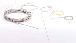 thermocouple with leads